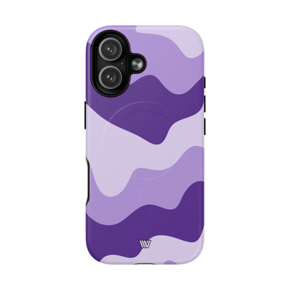 PURPLE WAVES | MagSafe Tough iPhone Case