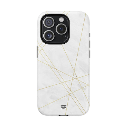 Gold Lines MagSafe Tough iPhone Case – iPhone 15 Pro, Matte