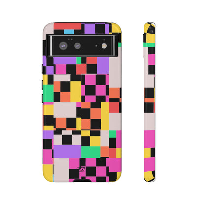 MASHED UP CHECKERBOARD | Tough Phone Case - Trovvve