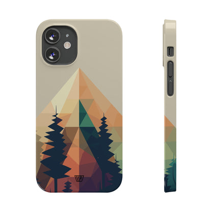 ABSTRACT MOUNTAIN PEAK | Slim iPhone Case