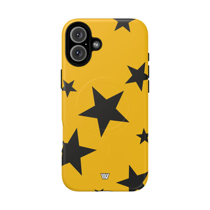 YELLOW BOLD STARS | MagSafe Tough iPhone Case