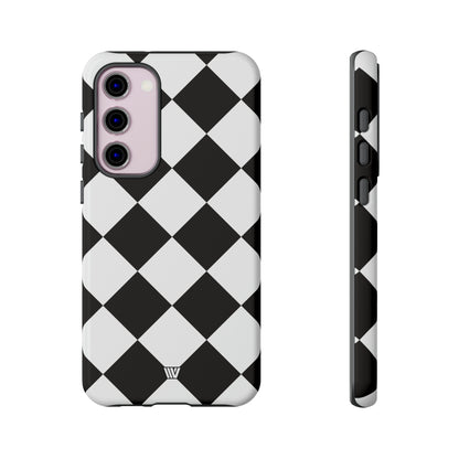 BLACK & WHITE DIAMOND | Tough Phone Case - Trovvve