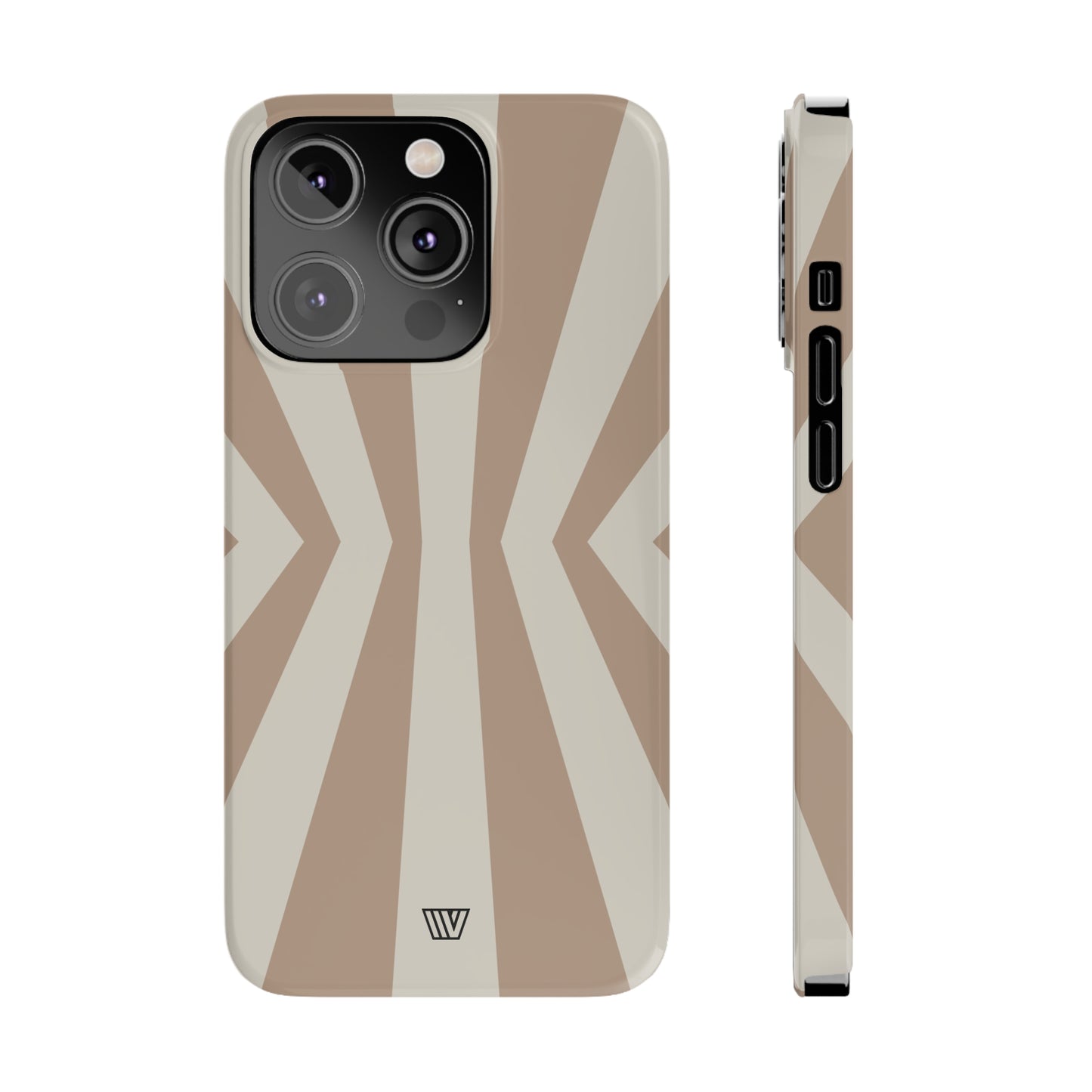 NEUTRAL INWARD LINES | Slim iPhone Case - Trovvve