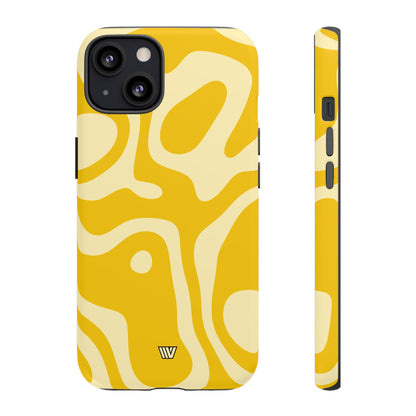 YELLOW SWIRL | Tough Phone Case