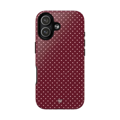 CLARET DOT | MagSafe Tough iPhone Case