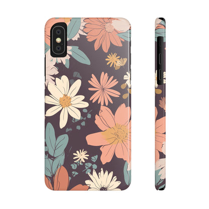 FLOWER PATTERN  | Slim iPhone Case - Trovvve