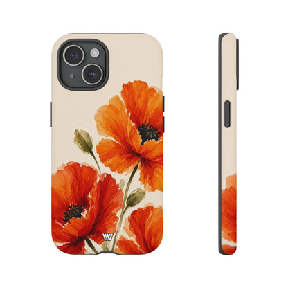 WILD POPPIES | Tough Phone Case