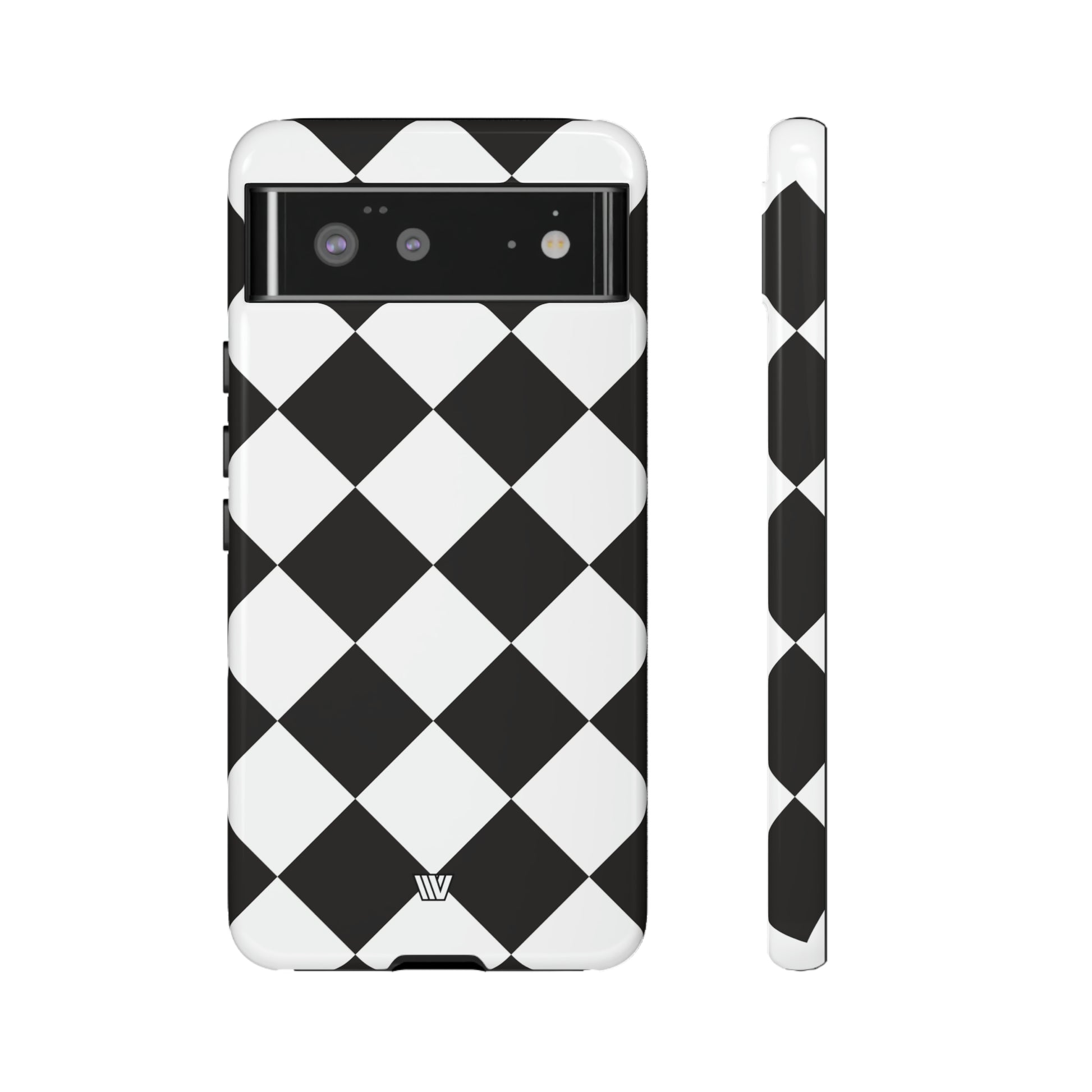 BLACK & WHITE DIAMOND | Tough Phone Case - Trovvve