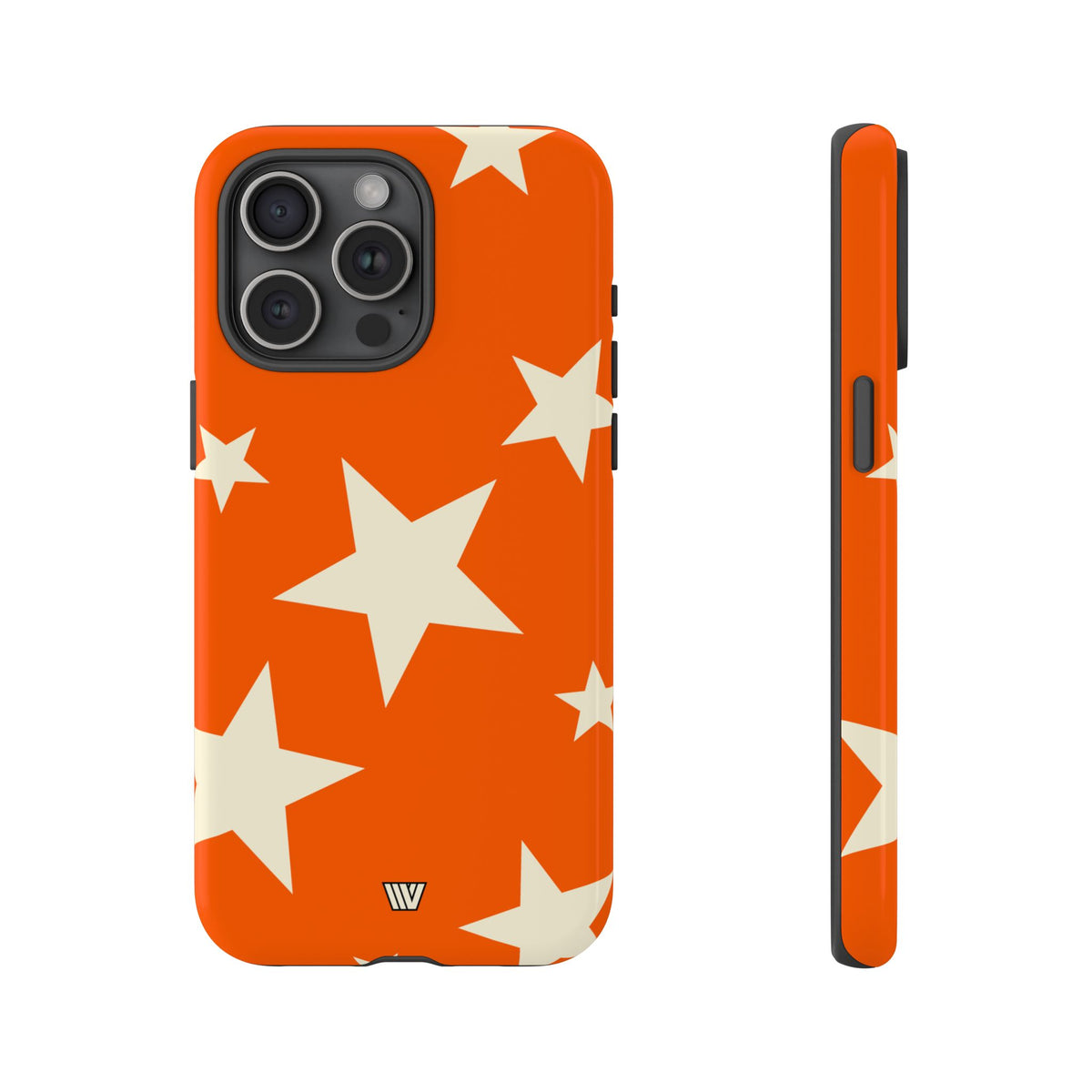 ORANGE BOLD STARS | Tough Phone Case