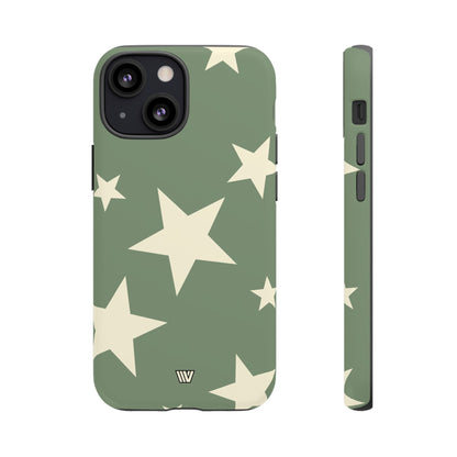 SAGE BOLD STARS | Tough Phone Case