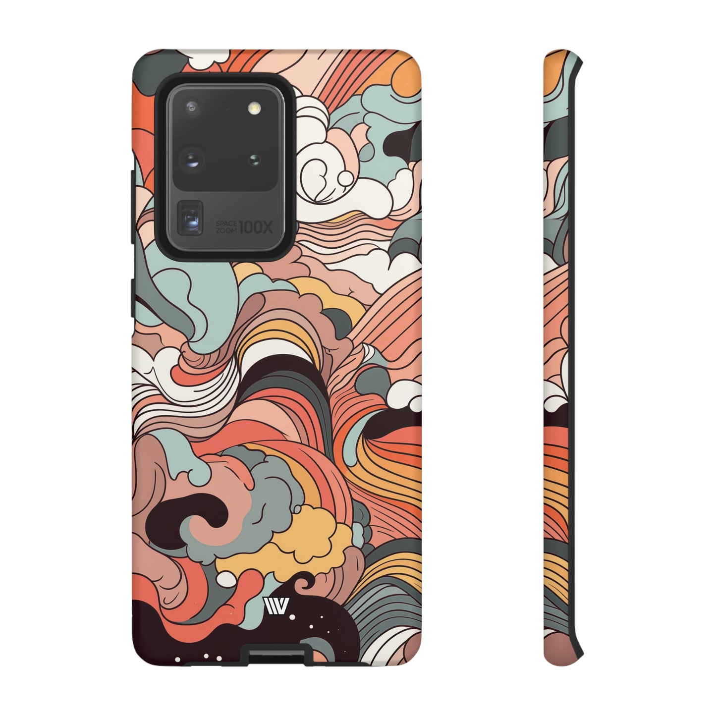 ABSTRACT DOODLE CLOUDS | Tough Phone Case - Trovvve