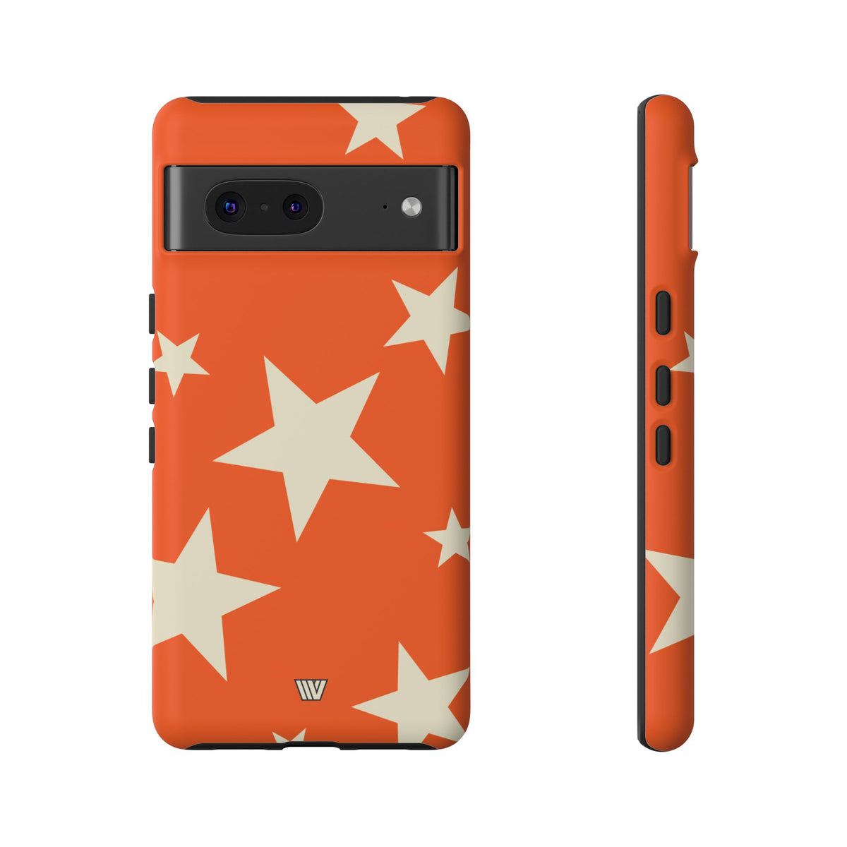 ORANGE BOLD STARS | Tough Phone Case