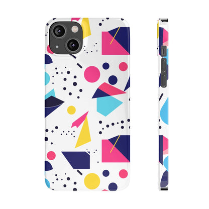 80s / 90s RETRO PATTERN LIGHT | Slim iPhone Case - Trovvve