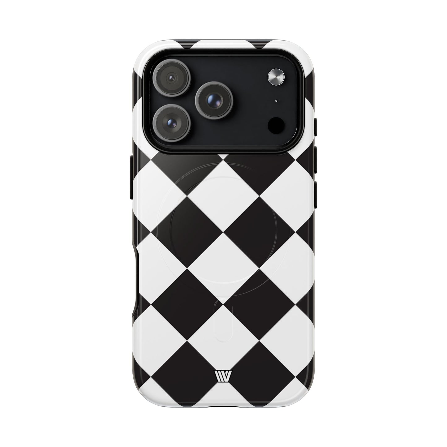 BLACK & WHITE DIAMOND | MagSafe Tough iPhone Case