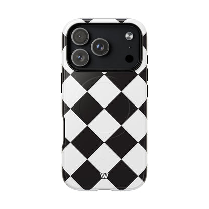 BLACK & WHITE DIAMOND | MagSafe Tough iPhone Case
