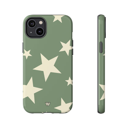 SAGE BOLD STARS | Tough Phone Case
