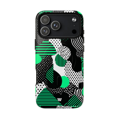 Pattern Clash MagSafe Tough iPhone Case – iPhone 17 Pro Max, Glossy