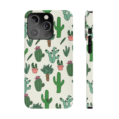 CACTUS DOODLES | Slim iPhone Case - Trovvve