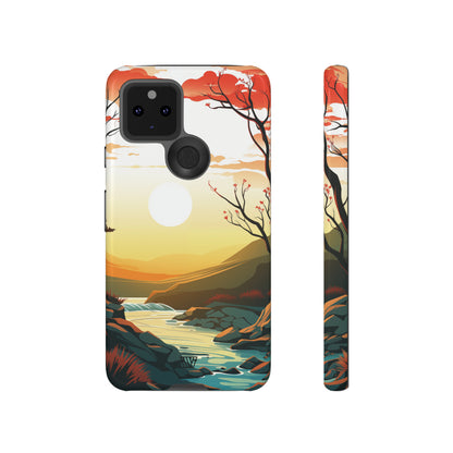 RIVER SUNSET | Tough Phone Case - Trovvve