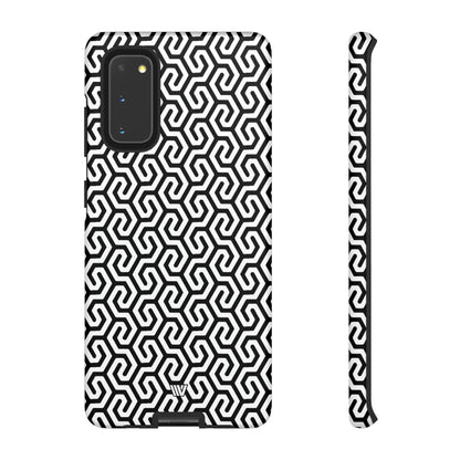 ABSTRACT INTERLOCKING PATTERN | Tough Phone Case