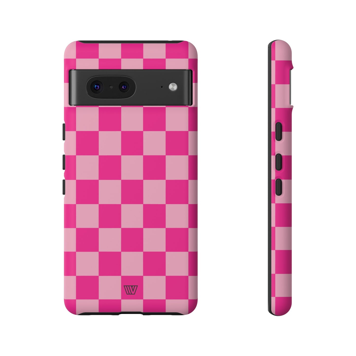 HOT PINK CHECKERBOARD | Tough Phone Case