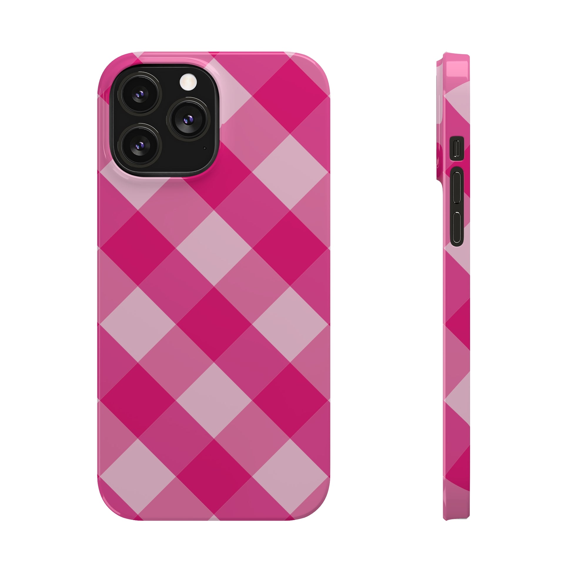 HOT PINK CLOTH Pattern  | Slim iPhone Case - Trovvve