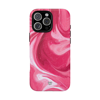 Strawberry Storm MagSafe Tough iPhone Case – iPhone 16 Pro Max, Matte