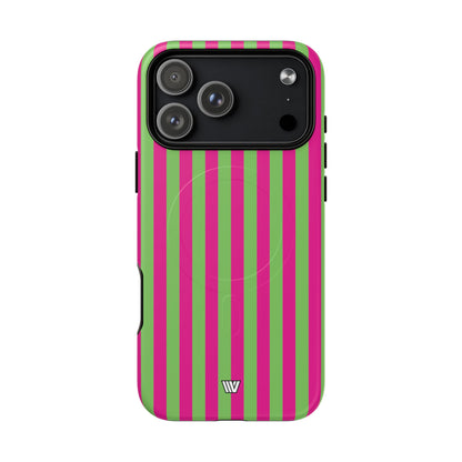Watermelon Stripe MagSafe Tough iPhone Case – iPhone 17 Pro Max, Matte
