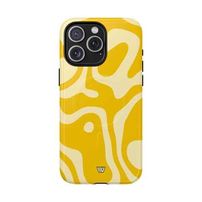 YELLOW SWIRL | MagSafe Tough iPhone Case