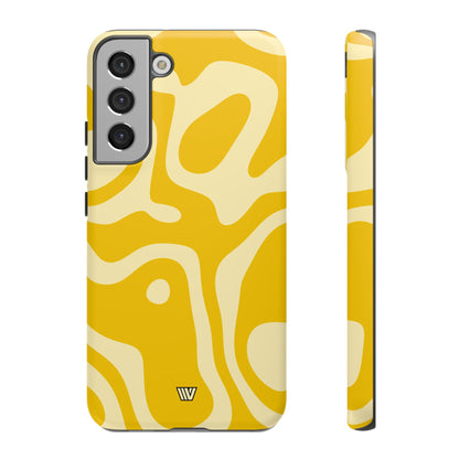 YELLOW SWIRL | Tough Phone Case