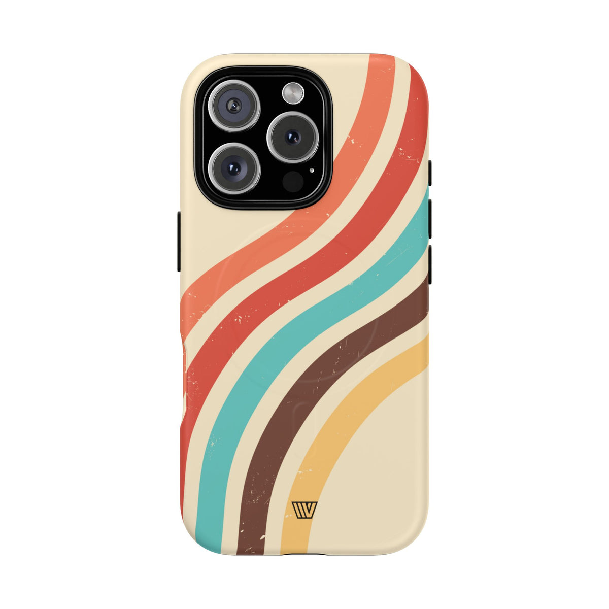 Vintage Stripe MagSafe Tough iPhone Case – iPhone 16 Pro, Matte