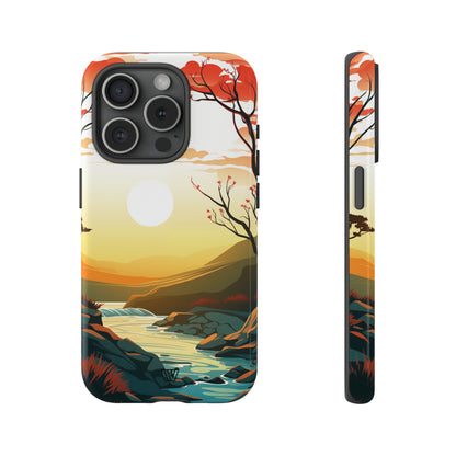 RIVER SUNSET | Tough Phone Case - Trovvve