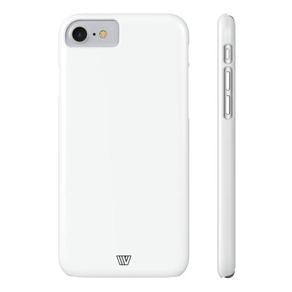 ALL WHITE | Slim iPhone Case