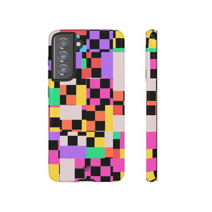 MASHED UP CHECKERBOARD | Tough Phone Case - Trovvve