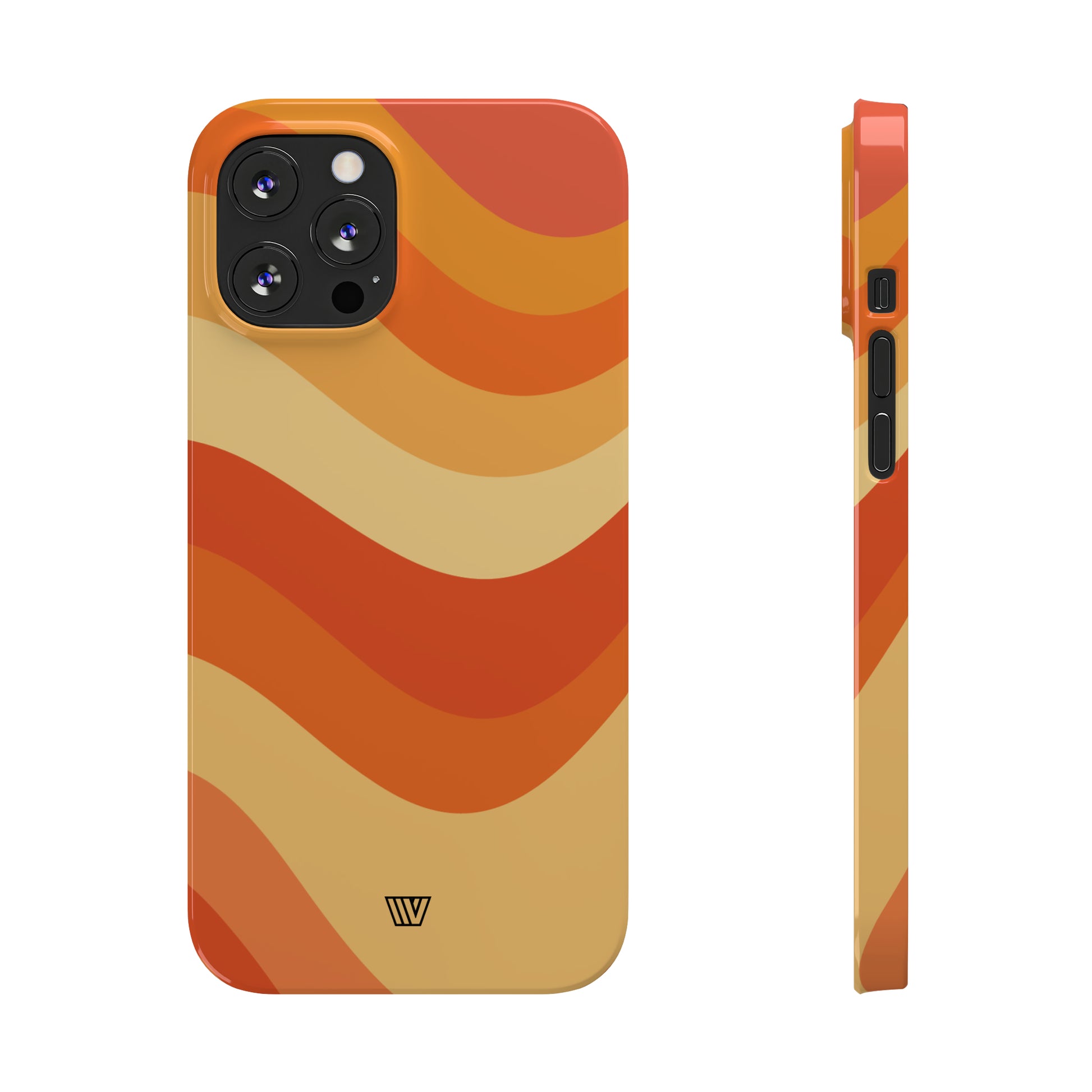 RETRO GROOVY WAVES | Slim iPhone Case - Trovvve