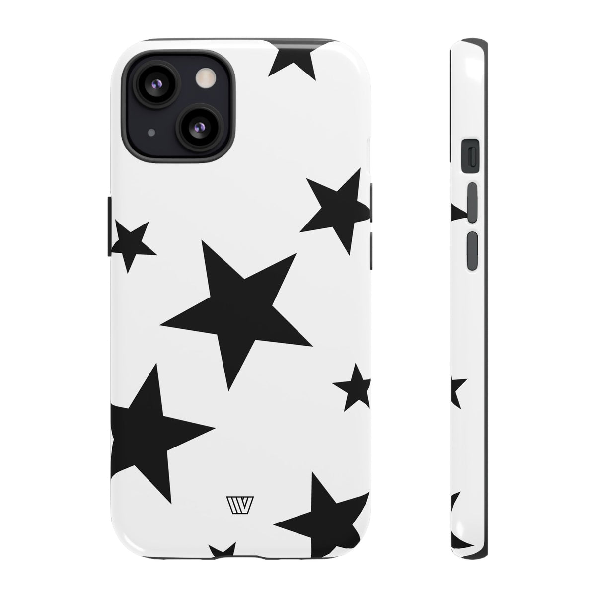 ALL WHITE BOLD STARS | Tough Phone Case