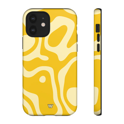 YELLOW SWIRL | Tough Phone Case