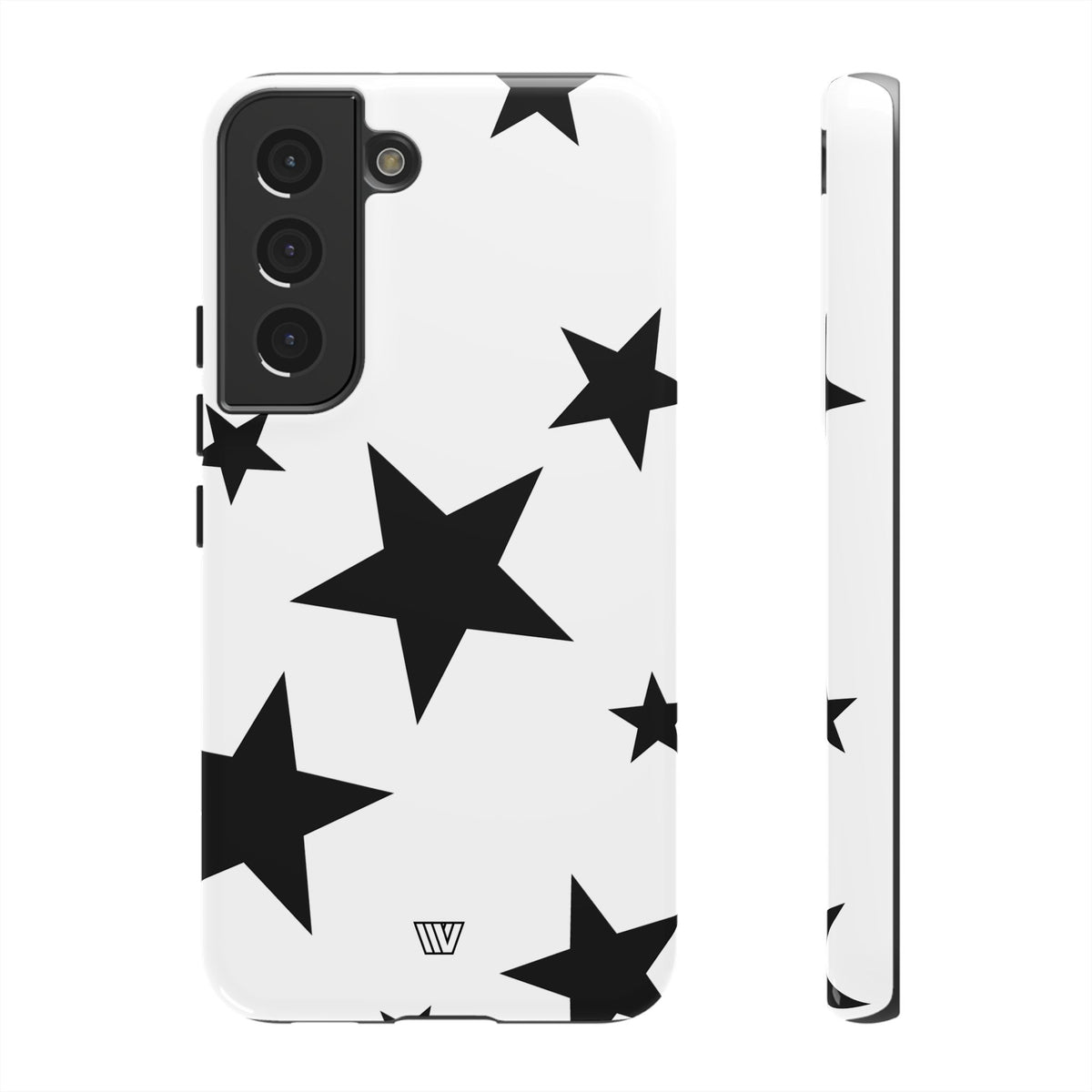 ALL WHITE BOLD STARS | Tough Phone Case