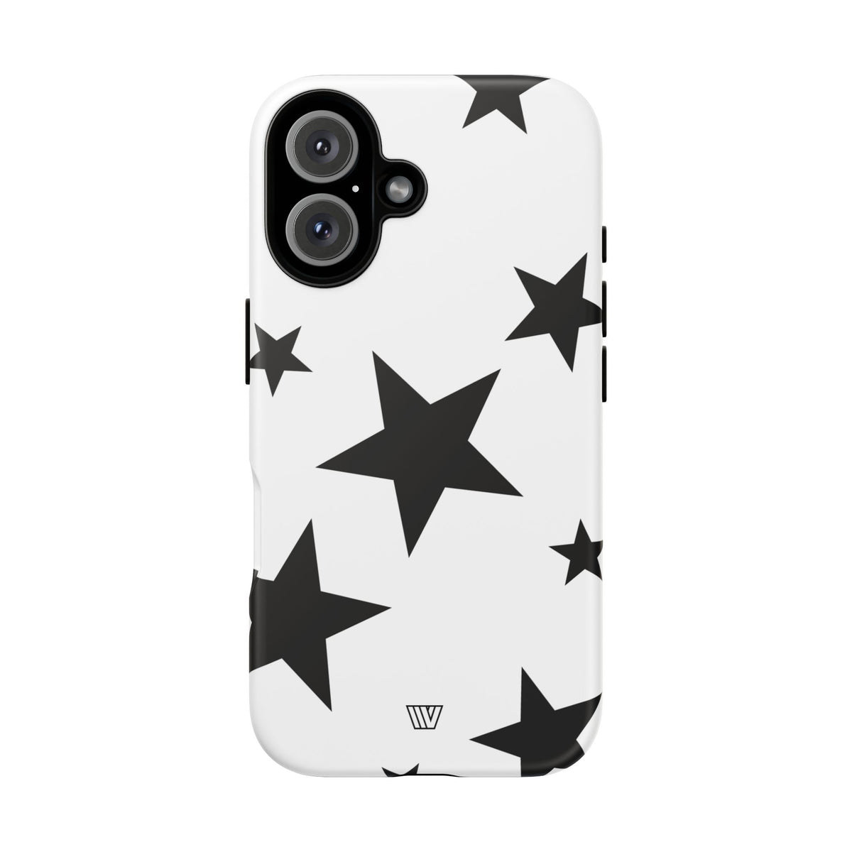 ALL WHITE BOLD STARS | Tough Phone Case