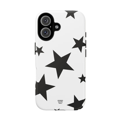 ALL WHITE BOLD STARS | Tough Phone Case