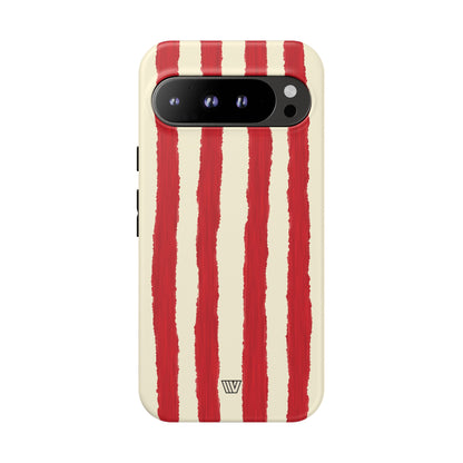 CANDY CANE STRIPE | Tough Phone Case