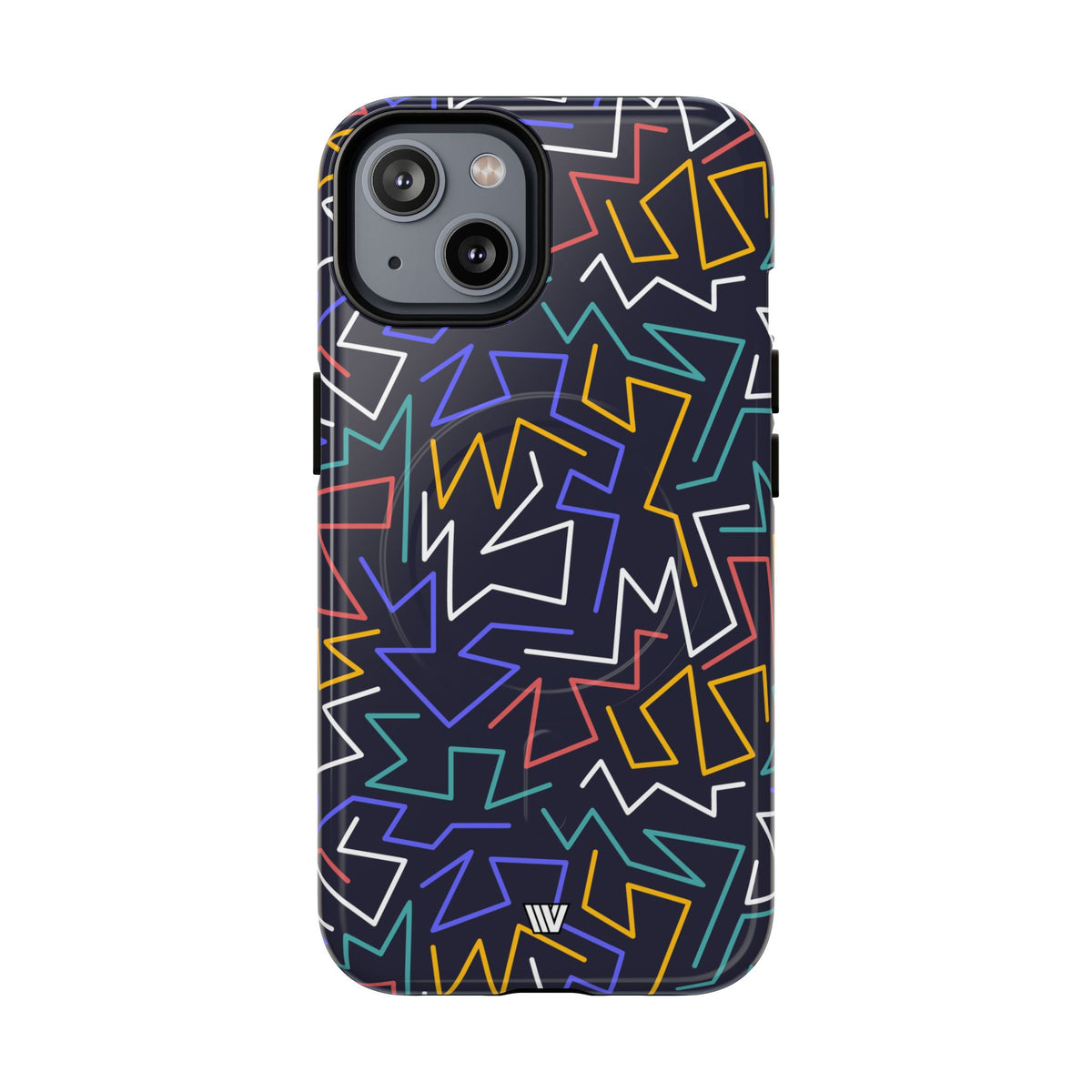 Zigzag Night MagSafe Tough iPhone Case – iPhone 14, Glossy