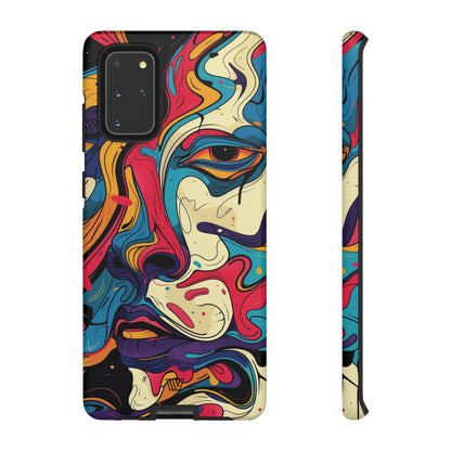 PAINT SWIRL FACE | Tough Phone Case