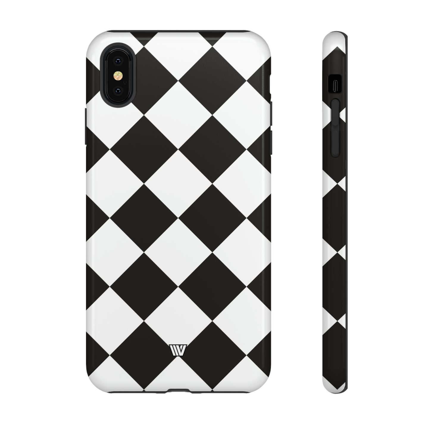 BLACK & WHITE DIAMOND | Tough Phone Case - Trovvve