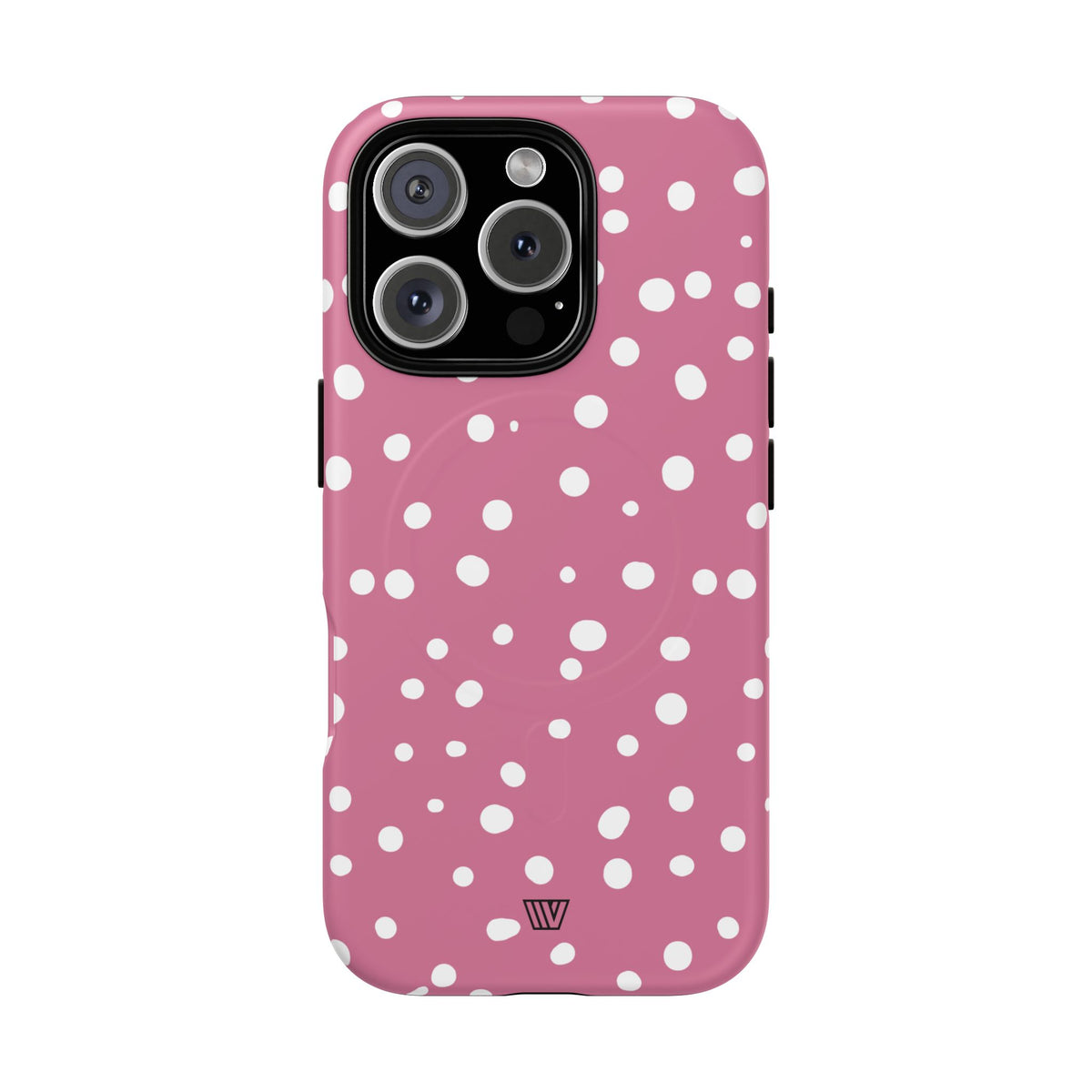 BLUSH RED DOTS | MagSafe Tough iPhone Case