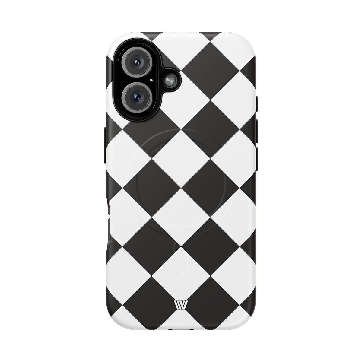 BLACK & WHITE DIAMOND | MagSafe Tough iPhone Case