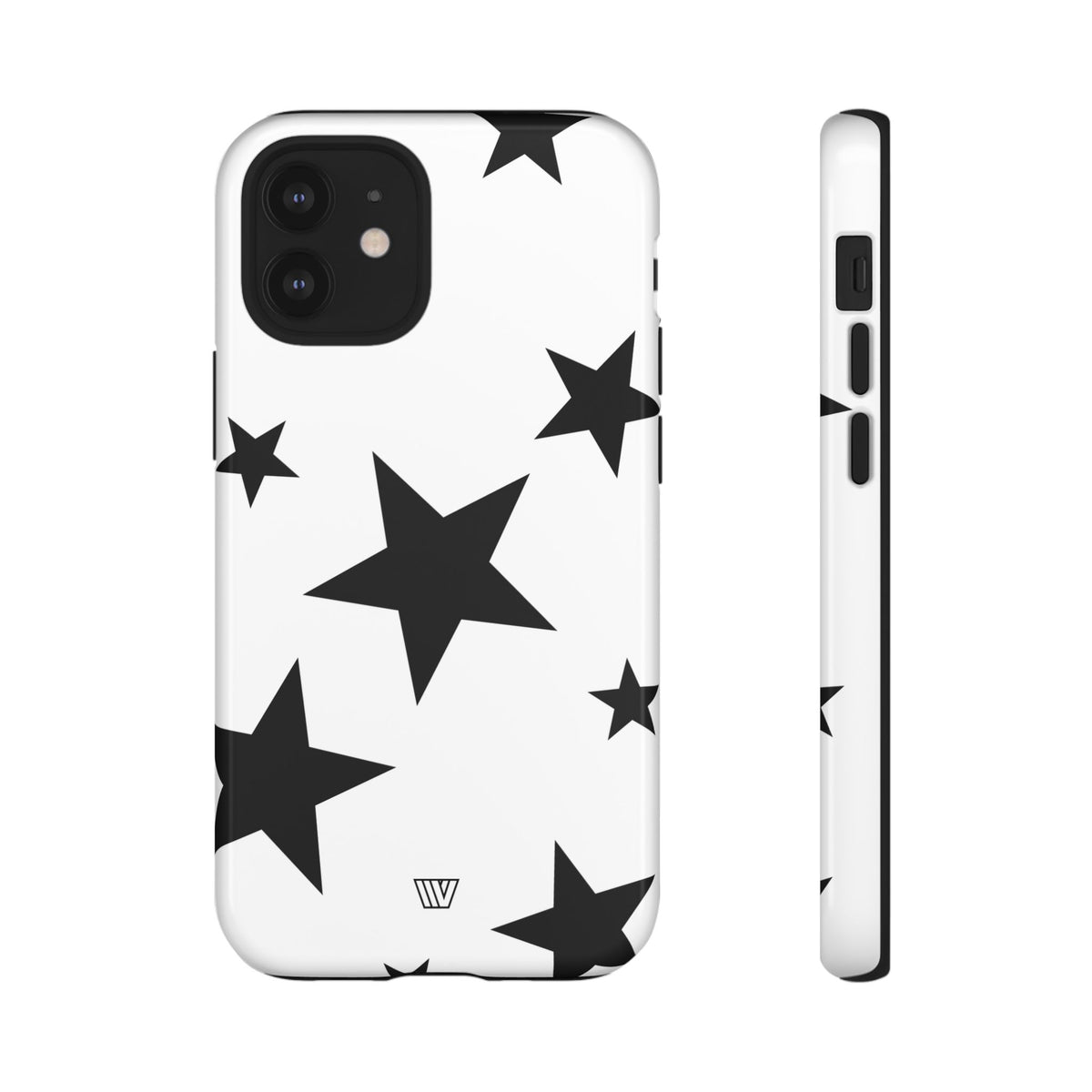 ALL WHITE BOLD STARS | Tough Phone Case