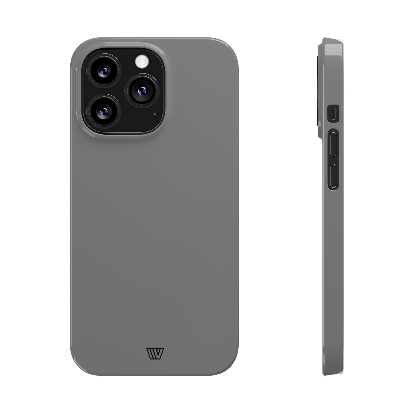 SOLID GRAY | Slim iPhone Case - Trovvve