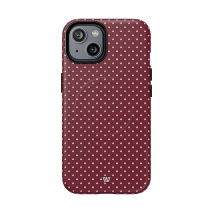 CLARET DOT | MagSafe Tough iPhone Case