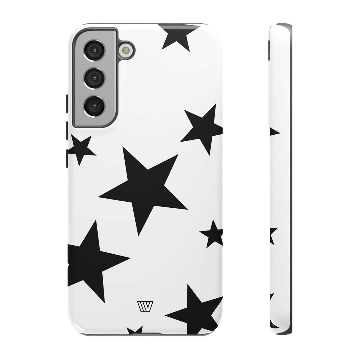 ALL WHITE BOLD STARS | Tough Phone Case